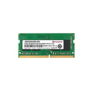 Transcend ノートPC用メモリ PC4-25600(DDR4-3200) 8GB 1.2V 260pin SO-DIMM 1Rx16 (1Gx16) CL22 JM3200HSG-8Gバーゲン