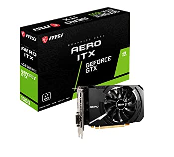 【中古】MSI GeForce GTX 1650 D6 AERO ITX J グラフィックスボード VD7679