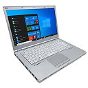【中古】「非常に良い」Webカメラ内蔵【Win 10搭載】Panasonic Let's note CF-LX5 高性能第6世代Core i5 2.4GHz/4GBメモリ/SSD 256GB/14インチFHD/Office/中古パソ