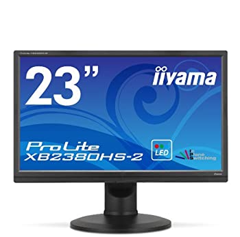 【中古】「非常に良い」iiyama ディスプレイ モニター ProLite XB2380HS-B2 23インチ/IPSパネル/LED/HDMI端子付/昇降・ピボット機能搭載