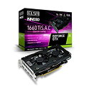【中古】ELSA エルザ GeForce GTX 1660 Ti S.A.C グラフィックスボード VD6979 GD1660-6GERTS