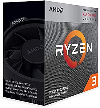 【中古】AMD Ryzen 3 3200G with Wraith Stealth cooler 3.6GHz 4コア / 4スレッド 65W YD3200C5FHBOX