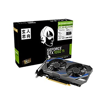 【中古】（非常に良い）玄人志向 NVIDIA GeForce GTX 1050Ti 搭載 グラフィックボード 4GB デュアルファン GF-GTX1050Ti-E4GB/DF3