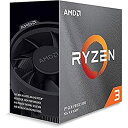 【中古】AMD Ryzen 3 3100%カンマ% with Wraith Stealth cooler 3.6GHz 4コア / 8スレッド 65W100-1...