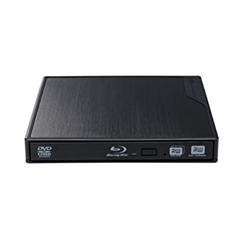 【中古】Logitec ポータブルブルーレイドライブ USB3.0対応 BDXLライティング付き ブラック LBD-PME6U3LBK [フラストレーションフリーパッケージ (FFP)]