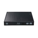 【中古】Logitec ポータブルブルーレイドライブ USB3.0対応 BDXLライティング付き ブラック LBD-PME6U3LBK [フラストレーションフリ...
