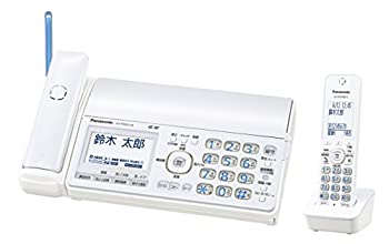 【中古】パナソニック おたっくす デジタルコードレスFAX 子機1台付き 1.9GHz DECT準拠方式 ホワイト KX-PD552DL-W