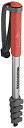 【中古】Manfrotto 一脚 COMPACT アルミ 5段 レッド MMCOMPACT-RD