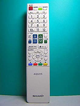 【中古】シャープ テレビリモコン GB069WJSB 蓋無