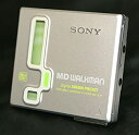 【中古】SONY ソニー MZ-E77-S シルバー ポータブルMDプレーヤー MDLP非対応 （MD再生専用機/MDウォークマン）