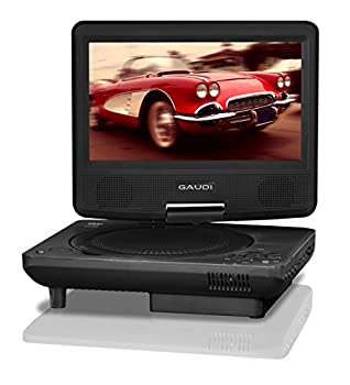 【中古】GAUDI 7型ワイド ポータブルDVDプレーヤー GPD07D1BK