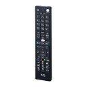 【中古】「非常に良い」エルパ (ELPA) テレビリモコン 三菱用 (RC-TV019MI) テレビ リモコン 汎用/設定不要 ブラック