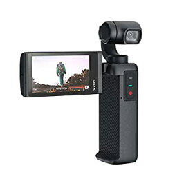 【中古】 MOZA ジンバルカメラ MOIN Camera スターターセット 液晶保護フィルム付 3軸手振れ補正モーター搭載 2.45インチ液晶 120°超広角レンズ 4K/60p