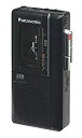 【中古】Panasonic マイクロカセットレコーダー RN-122 ブラック