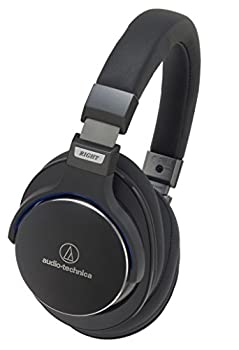 【中古】audio-technica 密閉型ポータブルヘッドホン ハイレゾ音源対応 ブラック ATH-MSR7 BK