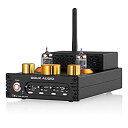 【中古】Douk Audio X1 GE5654 Bluetooth 5.0 真空管アンプ MM フォノアンプ ターンテーブル用 320W TDA7498E N...