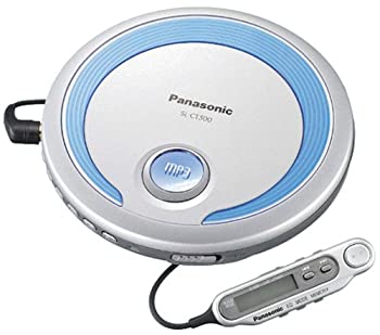 【中古】（非常に良い）Panasonic SL-CT500-A ポータブルCDプレーヤー (ブルー)