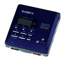 【中古】SONY ソニー MZ-R55 ブルー ポータブルMDレコーダー (MDLP非対応/録音/再生兼用機/録再/MDウォークマン)