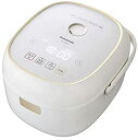 【中古】「非常に良い」パナソニック 炊飯器 3.5合 ひとり暮らし IH式 ホワイト SR-KT068-W