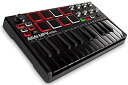 【中古】AKAI Professional USB MIDIキーボードコントローラー 8パッド MPK Mini MK2 ブラック【メーカー名】inMusic【メーカー型番】MPKMINIMK2Black【ブランド名】Akai Professional(アカイプロ)【商品説明】 こちらの商品は中古品となっております。 画像はイメージ写真ですので 商品のコンディション・付属品の有無については入荷の度異なります。 買取時より付属していたものはお付けしておりますが付属品や消耗品に保証はございません。 商品ページ画像以外の付属品はございませんのでご了承下さいませ。 中古品のため使用に影響ない程度の使用感・経年劣化（傷、汚れなど）がある場合がございます。 また、中古品の特性上ギフトには適しておりません。 製品に関する詳細や設定方法は メーカーへ直接お問い合わせいただきますようお願い致します。 当店では初期不良に限り 商品到着から7日間は返品を受付けております。 他モールとの併売品の為 完売の際はご連絡致しますのでご了承ください。 プリンター・印刷機器のご注意点 インクは配送中のインク漏れ防止の為、付属しておりませんのでご了承下さい。 ドライバー等ソフトウェア・マニュアルはメーカーサイトより最新版のダウンロードをお願い致します。 ゲームソフトのご注意点 特典・付属品・パッケージ・プロダクトコード・ダウンロードコード等は 付属していない場合がございますので事前にお問合せ下さい。 商品名に「輸入版 / 海外版 / IMPORT 」と記載されている海外版ゲームソフトの一部は日本版のゲーム機では動作しません。 お持ちのゲーム機のバージョンをあらかじめご参照のうえ動作の有無をご確認ください。 輸入版ゲームについてはメーカーサポートの対象外です。 DVD・Blu-rayのご注意点 特典・付属品・パッケージ・プロダクトコード・ダウンロードコード等は 付属していない場合がございますので事前にお問合せ下さい。 商品名に「輸入版 / 海外版 / IMPORT 」と記載されている海外版DVD・Blu-rayにつきましては 映像方式の違いの為、一般的な国内向けプレイヤーにて再生できません。 ご覧になる際はディスクの「リージョンコード」と「映像方式※DVDのみ」に再生機器側が対応している必要があります。 パソコンでは映像方式は関係ないため、リージョンコードさえ合致していれば映像方式を気にすることなく視聴可能です。 商品名に「レンタル落ち 」と記載されている商品につきましてはディスクやジャケットに管理シール（値札・セキュリティータグ・バーコード等含みます）が貼付されています。 ディスクの再生に支障の無い程度の傷やジャケットに傷み（色褪せ・破れ・汚れ・濡れ痕等）が見られる場合がありますので予めご了承ください。 2巻セット以上のレンタル落ちDVD・Blu-rayにつきましては、複数枚収納可能なトールケースに同梱してお届け致します。 トレーディングカードのご注意点 当店での「良い」表記のトレーディングカードはプレイ用でございます。 中古買取り品の為、細かなキズ・白欠け・多少の使用感がございますのでご了承下さいませ。 再録などで型番が違う場合がございます。 違った場合でも事前連絡等は致しておりませんので、型番を気にされる方はご遠慮ください。 ご注文からお届けまで 1、ご注文⇒ご注文は24時間受け付けております。 2、注文確認⇒ご注文後、当店から注文確認メールを送信します。 3、お届けまで3-10営業日程度とお考え下さい。 　※海外在庫品の場合は3週間程度かかる場合がございます。 4、入金確認⇒前払い決済をご選択の場合、ご入金確認後、配送手配を致します。 5、出荷⇒配送準備が整い次第、出荷致します。発送後に出荷完了メールにてご連絡致します。 　※離島、北海道、九州、沖縄は遅れる場合がございます。予めご了承下さい。 当店ではすり替え防止のため、シリアルナンバーを控えております。 万が一、違法行為が発覚した場合は然るべき対応を行わせていただきます。 お客様都合によるご注文後のキャンセル・返品はお受けしておりませんのでご了承下さい。 電話対応は行っておりませんので、ご質問等はメッセージまたはメールにてお願い致します。