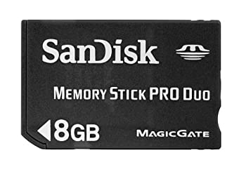 【中古】 非常に良い SanDisk MemoryStick Pro Duo 8GB SDMSPD-8192-J95