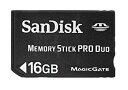 yÁziɗǂjSanDisk MemoryStick Pro Duo 16GB SDMSPD-016G-J95