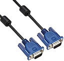 【中古】エレコム ディスプレイケーブル D-Sub15ピン VGA-VGA 15m ブラック CAC-L15BK