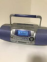 【中古】SHARP シャープ MD-F150-A ブルー MD/CDシステム(CD/MDデッキ)(ラジカセ形状タイプ)