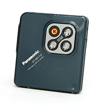 【中古】Panasonic パナソニック　SJ-MJ10-H グレー　ポーダブルMDプレーヤー　MDLP対応　（MD再生専用機/MDウォークマン）