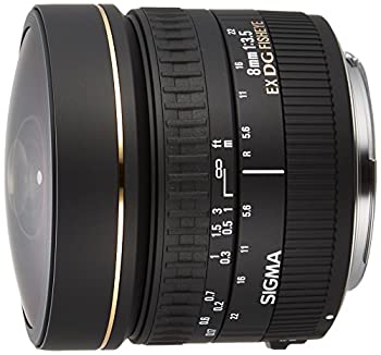 【中古】SIGMA 単焦点魚眼レンズ 8mm F3.5 EX
