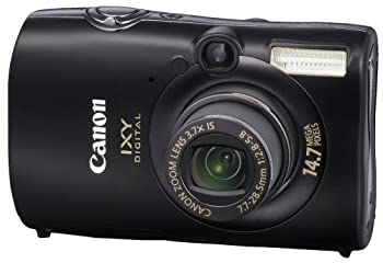 【中古】（非常に良い）Canon デジタルカメラ IXY DIGITAL (イクシ) 3000 IS ブラック IXYD3000IS(BK)