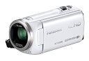 【中古】パナソニック デジタルハイビジョンビデオカメラ V520 内蔵メモリー32GB ホワイト HC-V520M-W