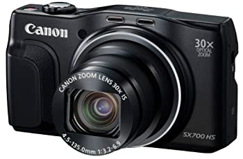 【中古】（非常に良い）Canon デジタルカメラ Power Shot SX700 HS ブラック 光学30倍ズーム PSSX700HS(BK)