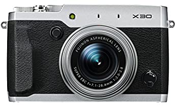 【中古】FUJIFILM デジタルカメラ X30 シルバー FX-X30 S【メーカー名】富士フイルム【メーカー型番】FX-X30S【ブランド名】富士フイルム【商品説明】 こちらの商品は中古品となっております。 画像はイメージ写真ですので 商品のコンディション・付属品の有無については入荷の度異なります。 買取時より付属していたものはお付けしておりますが付属品や消耗品に保証はございません。 商品ページ画像以外の付属品はございませんのでご了承下さいませ。 中古品のため使用に影響ない程度の使用感・経年劣化（傷、汚れなど）がある場合がございます。 また、中古品の特性上ギフトには適しておりません。 製品に関する詳細や設定方法は メーカーへ直接お問い合わせいただきますようお願い致します。 当店では初期不良に限り 商品到着から7日間は返品を受付けております。 他モールとの併売品の為 完売の際はご連絡致しますのでご了承ください。 プリンター・印刷機器のご注意点 インクは配送中のインク漏れ防止の為、付属しておりませんのでご了承下さい。 ドライバー等ソフトウェア・マニュアルはメーカーサイトより最新版のダウンロードをお願い致します。 ゲームソフトのご注意点 特典・付属品・パッケージ・プロダクトコード・ダウンロードコード等は 付属していない場合がございますので事前にお問合せ下さい。 商品名に「輸入版 / 海外版 / IMPORT 」と記載されている海外版ゲームソフトの一部は日本版のゲーム機では動作しません。 お持ちのゲーム機のバージョンをあらかじめご参照のうえ動作の有無をご確認ください。 輸入版ゲームについてはメーカーサポートの対象外です。 DVD・Blu-rayのご注意点 特典・付属品・パッケージ・プロダクトコード・ダウンロードコード等は 付属していない場合がございますので事前にお問合せ下さい。 商品名に「輸入版 / 海外版 / IMPORT 」と記載されている海外版DVD・Blu-rayにつきましては 映像方式の違いの為、一般的な国内向けプレイヤーにて再生できません。 ご覧になる際はディスクの「リージョンコード」と「映像方式※DVDのみ」に再生機器側が対応している必要があります。 パソコンでは映像方式は関係ないため、リージョンコードさえ合致していれば映像方式を気にすることなく視聴可能です。 商品名に「レンタル落ち 」と記載されている商品につきましてはディスクやジャケットに管理シール（値札・セキュリティータグ・バーコード等含みます）が貼付されています。 ディスクの再生に支障の無い程度の傷やジャケットに傷み（色褪せ・破れ・汚れ・濡れ痕等）が見られる場合がありますので予めご了承ください。 2巻セット以上のレンタル落ちDVD・Blu-rayにつきましては、複数枚収納可能なトールケースに同梱してお届け致します。 トレーディングカードのご注意点 当店での「良い」表記のトレーディングカードはプレイ用でございます。 中古買取り品の為、細かなキズ・白欠け・多少の使用感がございますのでご了承下さいませ。 再録などで型番が違う場合がございます。 違った場合でも事前連絡等は致しておりませんので、型番を気にされる方はご遠慮ください。 ご注文からお届けまで 1、ご注文⇒ご注文は24時間受け付けております。 2、注文確認⇒ご注文後、当店から注文確認メールを送信します。 3、お届けまで3-10営業日程度とお考え下さい。 　※海外在庫品の場合は3週間程度かかる場合がございます。 4、入金確認⇒前払い決済をご選択の場合、ご入金確認後、配送手配を致します。 5、出荷⇒配送準備が整い次第、出荷致します。発送後に出荷完了メールにてご連絡致します。 　※離島、北海道、九州、沖縄は遅れる場合がございます。予めご了承下さい。 当店ではすり替え防止のため、シリアルナンバーを控えております。 万が一、違法行為が発覚した場合は然るべき対応を行わせていただきます。 お客様都合によるご注文後のキャンセル・返品はお受けしておりませんのでご了承下さい。 電話対応は行っておりませんので、ご質問等はメッセージまたはメールにてお願い致します。