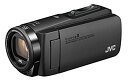 【中古】「非常に良い」JVCKENWOOD JVC ビデオカメラ Everio R 防水 防塵 Wi-Fi 64GB内蔵メモリー マットブラック GZ-RX680-B