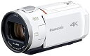 【中古】「非常に良い」パナソニック 4K ビデオカメラ VX2M 64GB 光学24倍ズーム ピュアホワイト HC-VX2M-W