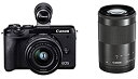 【中古】Canon ミラーレス一眼カメラ EOS M6 Mark II ダブルズームEVFキット ブラック EOSM6MK2BK-WZEVFK(2)
