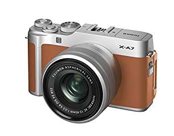 【中古】FUJIFILM ミラーレス一眼カメラ X-A7レンズキット キャメル X-A7LK-CA