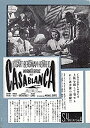 【中古】spu 464= 映画プログラム ( カサブランカ )復刻版です 昔の三つ折り型開き版 白黒印刷です(注 映画会社の制作品です、コピーではありま
