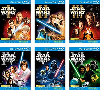 【中古】スター・ウォーズ 1 ファントム・メナス、2 クローンの攻撃、3 シスの復讐、4 新たなる希望、5 帝国の逆襲、6 ジェダイの帰還 ブルーレイディス