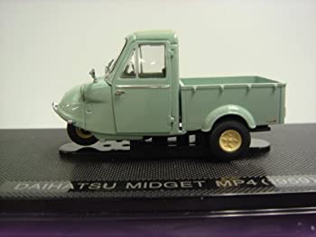 【中古】エブロ 1/43 ダイハツ ミゼット MP4 3輪トラック 1959グリーン 完成品