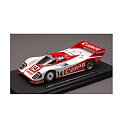 【中古】（非常に良い）エブロ 1/43 キヤノン ポルシェ 956 1983 ニュルブルクリンク 1000km ホワイト/レッド 完成品