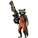 【中古】「非常に良い」ムービー・マスターピース ガーディアンズ・オブ・ギャラクシー ロケット 1/6スケール プラスチック製 塗装済み可動フィギュア(3)