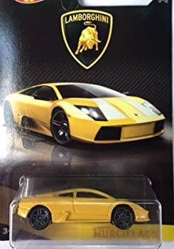 【中古】（非常に良い）Hot Wheels 2017 Lamborghini Series Replacement for Lamborghini Murcielago 5/8%カンマ% Yellow