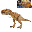 【中古】ジュラシック・ワールド スーパーアクション! T-レックス(サバイバル・キャンプ地図、恐竜ステッカー付)(全長:約55) GJT60