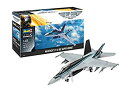 【中古】ドイツレベル 1/48 アメリカ海軍 F/A-18E スーパーホーネット トップガン プラモデル 03864