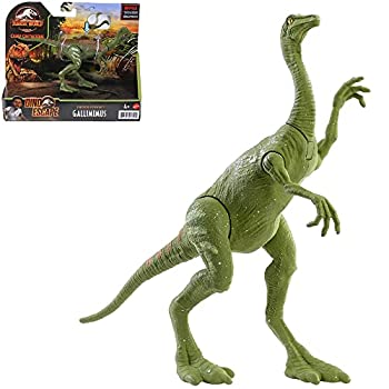 【中古】（非常に良い）マテル ジュラシックワールド(JURASSIC WORLD) リアルミニアクションフィギュア ガリミムス （4歳~） GWN37 グリーン