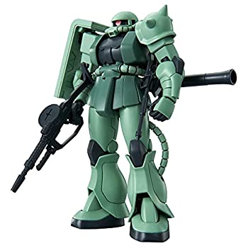 【中古】HG 機動戦士ガンダム ザク 1/144スケール 色分け済みプラモデル