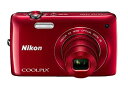 【中古】Nikon デジタルカメラ COOLPIX (クールピクス) S4300 グロッシーレッド S4300RD