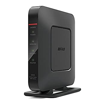 【中古】「非常に良い」BUFFALO 11n/g/b 無線LAN親機(Wi-Fiルーター) エアステーション Qrsetup ハイパワー Giga Dr.Wi-Fi 300Mbps WSR-300HP (利用推奨環境1人・ワンル